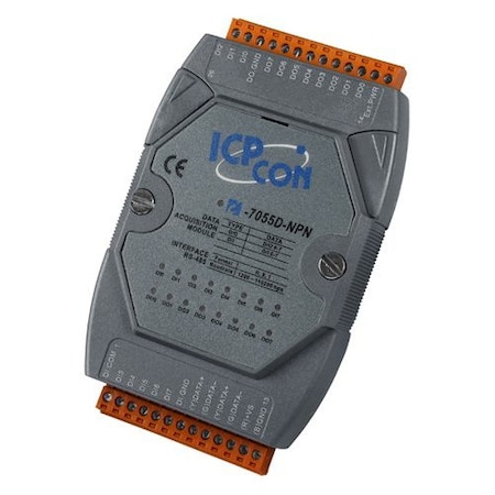 Icp Das I-7055-NPN with display I-7055D-NPN